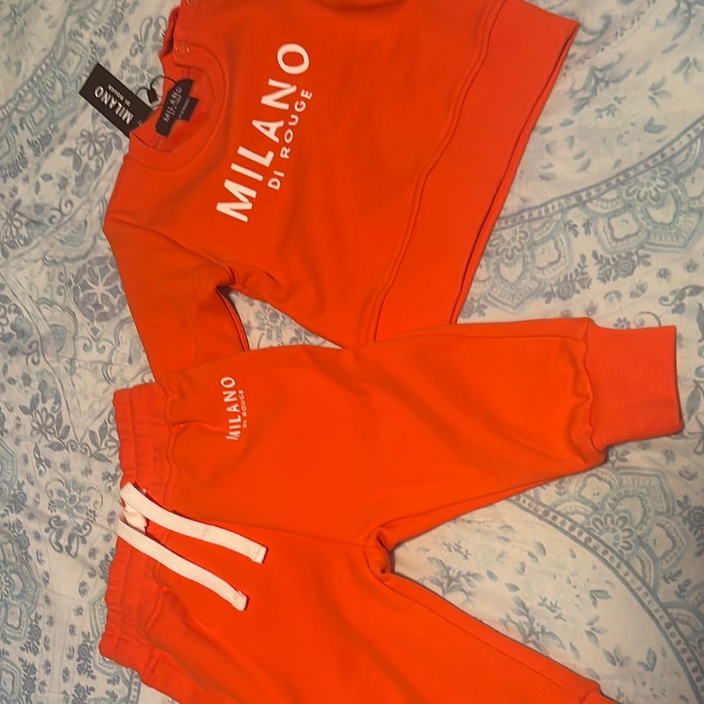 Milano Di Rouge Orange Tracksuit